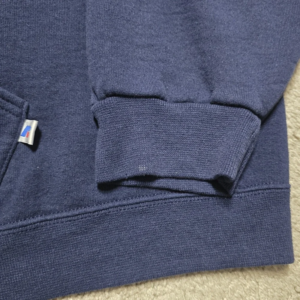 VTG‎ 90s Ole Miss Rebels Russell Athletic Hoodie Mens 3XL Navy NCAA